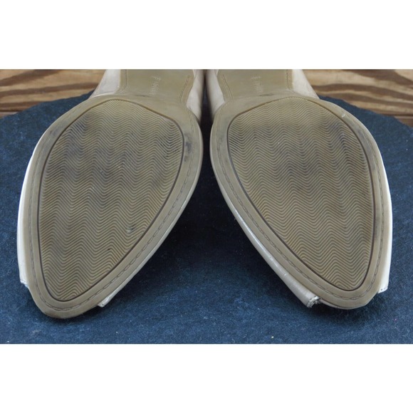 Liz Claiborne Size 9.5 M Beige Open Toe Pump Synthetic Women F17976‎ - Picture 7 of 8